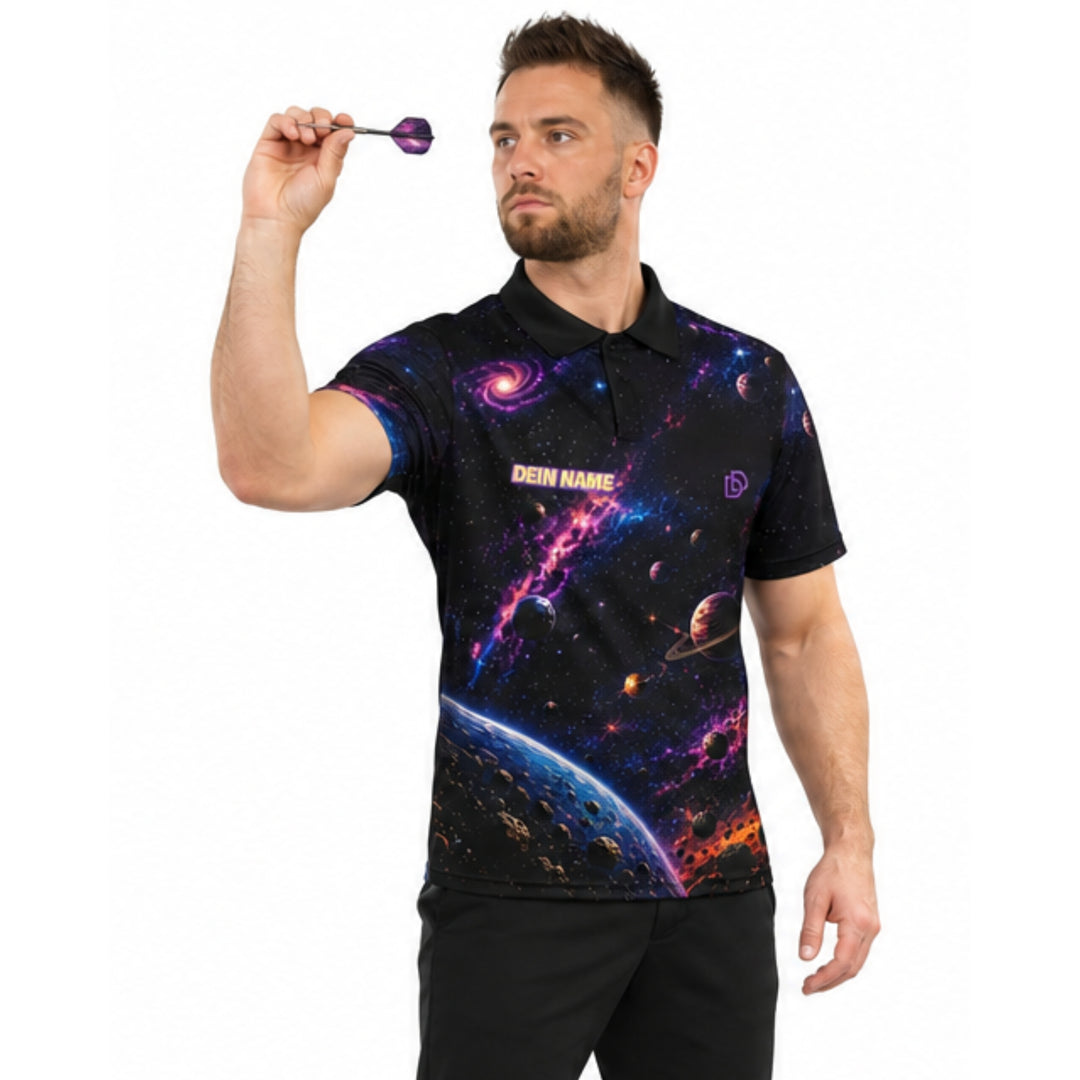 Dart Trikot „Flat Earth“ – personalisierbar mit Name &amp; Nickname