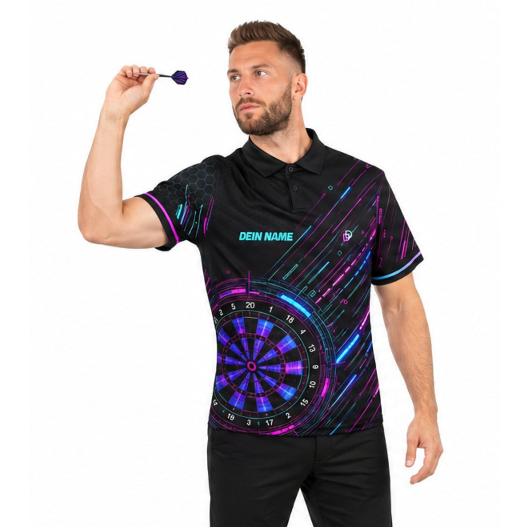 Dart Trikot „Cyber“ – personalisierbar mit Name &amp; Nickname