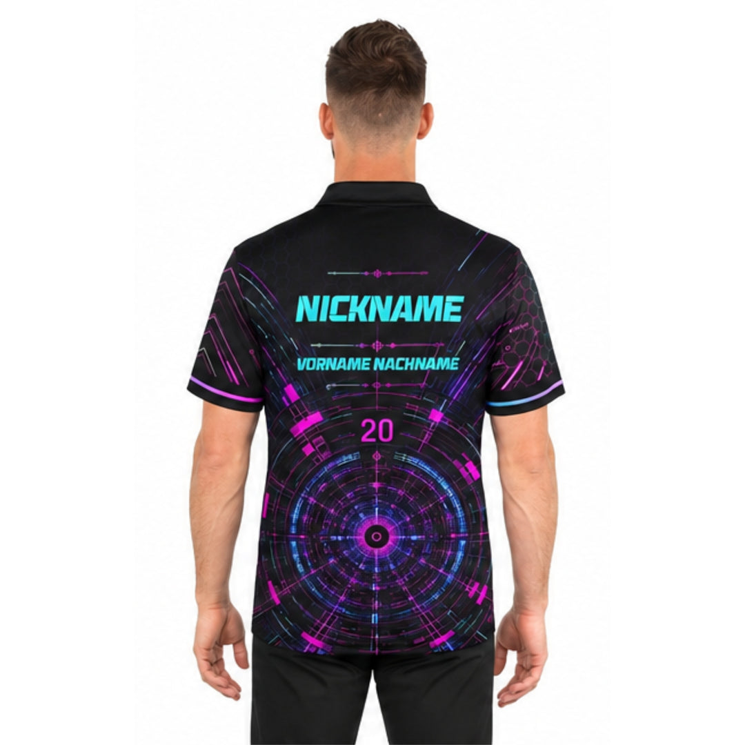 Dart Trikot „Cyber“ – personalisierbar mit Name &amp; Nickname