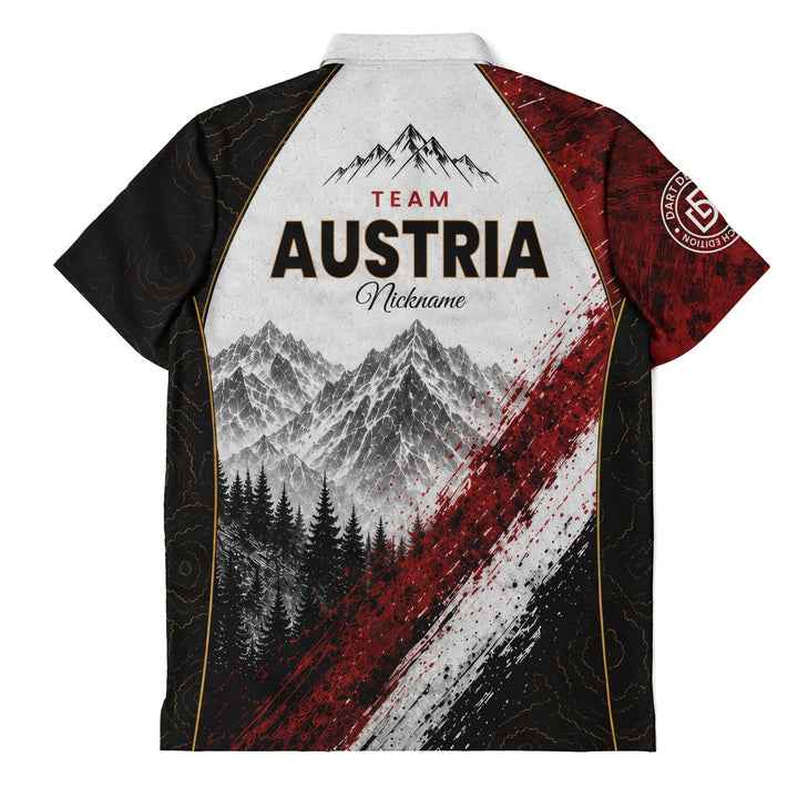 Dart Trikot „Österreich“ – personalisierbar mit Name &amp; Nickname