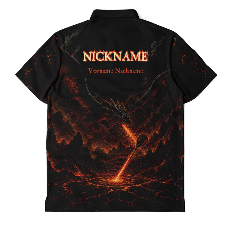 Dart Trikot „Dragonfire“ – personalisierbar mit Name &amp; Nickname