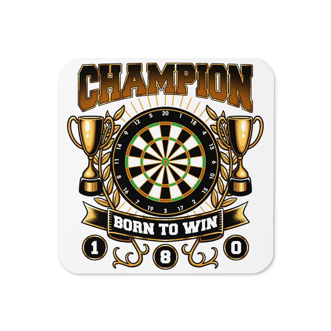 Dart Korkuntersetzer – mit CHAMPION Design für Turniersieger