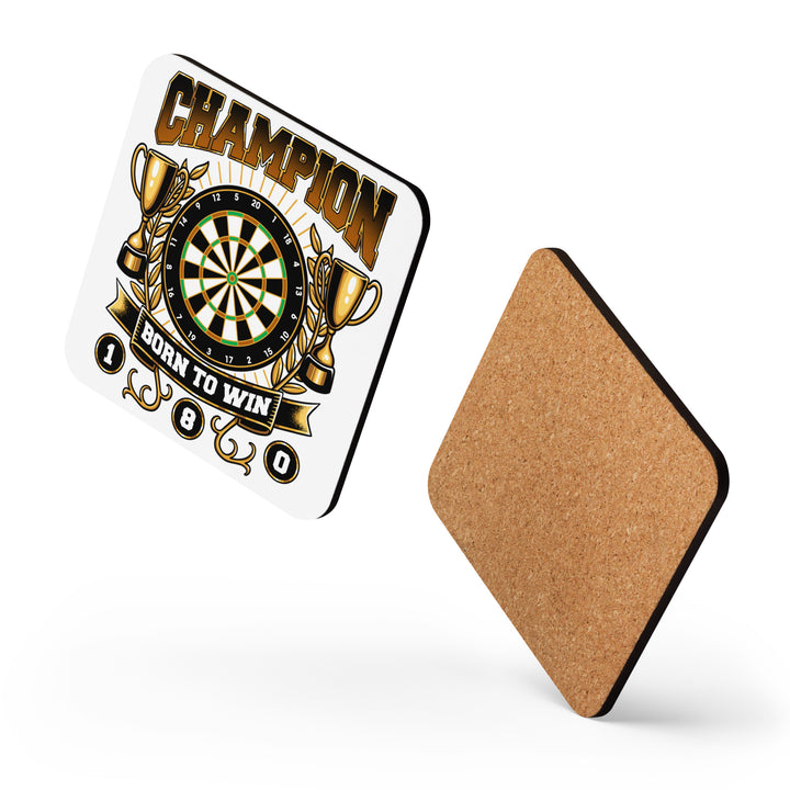 Dart Korkuntersetzer – mit CHAMPION Design für Turniersieger