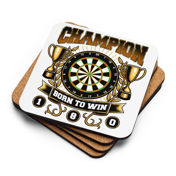 Dart Korkuntersetzer – mit CHAMPION Design für Turniersieger