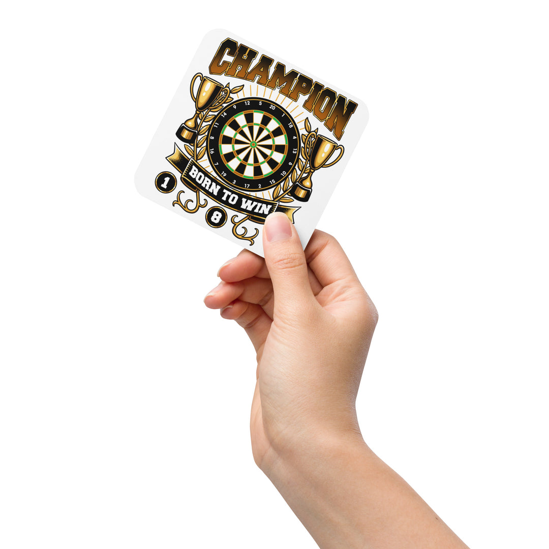 Dart Korkuntersetzer – mit CHAMPION Design für Turniersieger