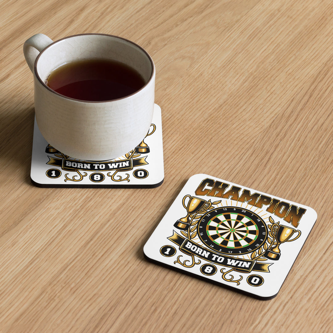 Dart Korkuntersetzer – mit CHAMPION Design für Turniersieger