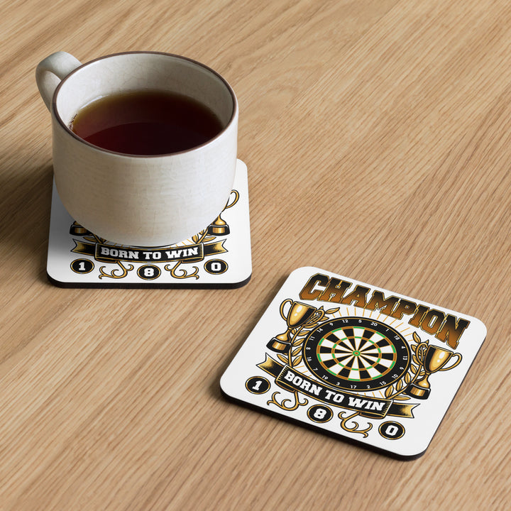 Dart Korkuntersetzer – mit CHAMPION Design für Turniersieger