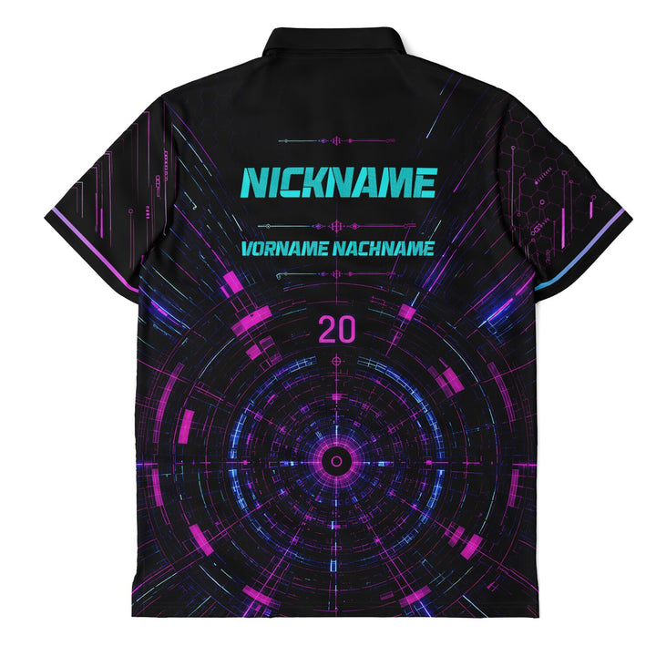 Dart Trikot „Cyber“ – personalisierbar mit Name &amp; Nickname
