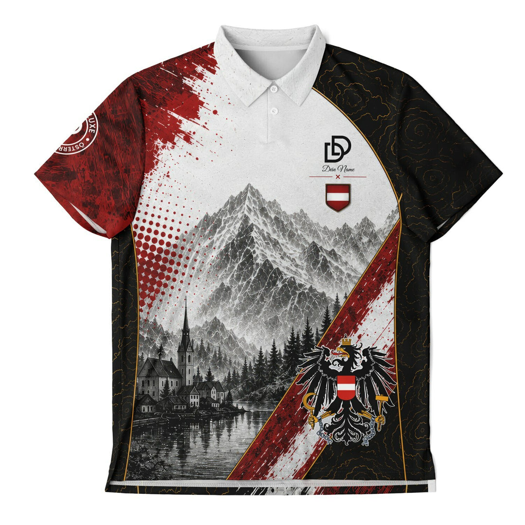 Dart Trikot „Österreich“ – personalisierbar mit Name &amp; Nickname